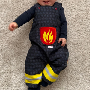 Kundenfoto Babystrampler Feuerwehr Karneval