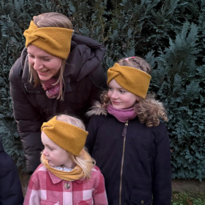 Wollwalk Stirnbänder Mama und Töchter
